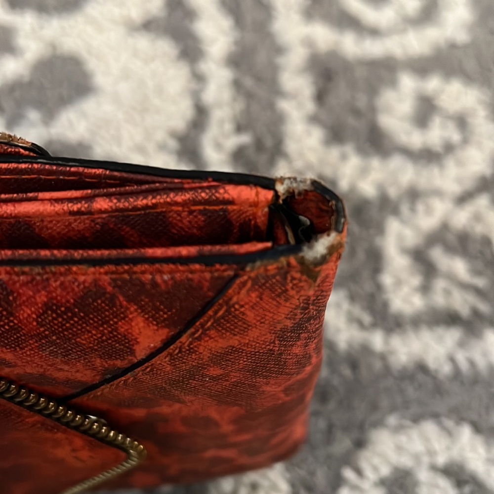 Rebecca Minkoff wallet, red leopard, pre-loved! - Picture 7 of 8